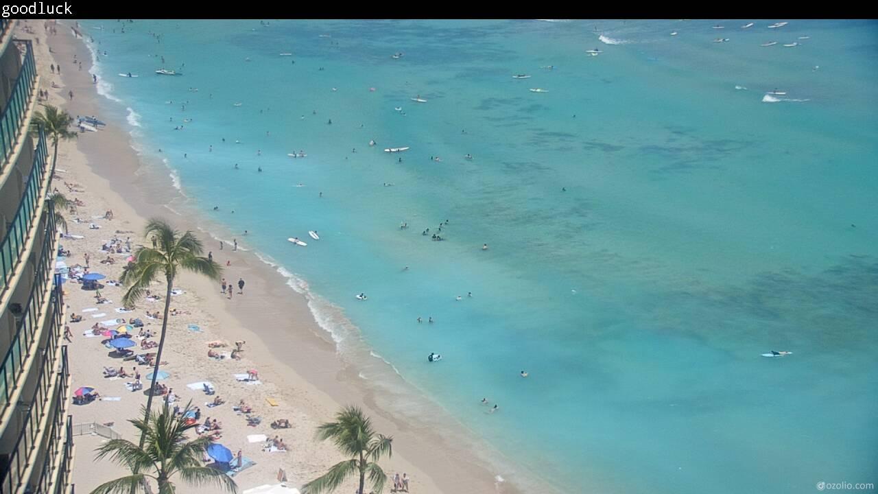 Waikiki Beach, Hawaii Tor. 13:17