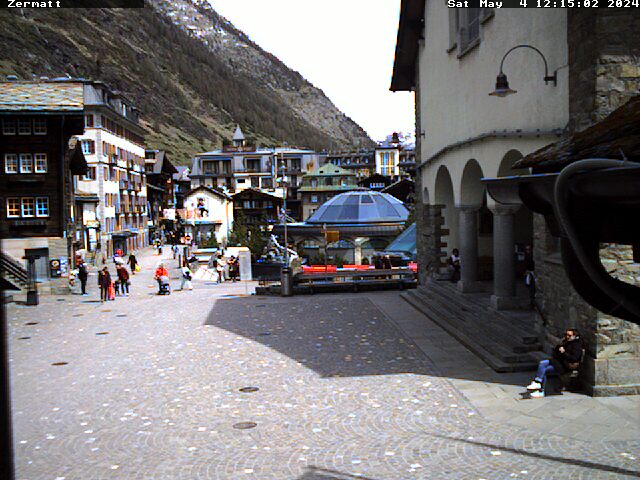 Acuerdo rehén Suave Webcam Zermatt: Kirchplatz Zermatt