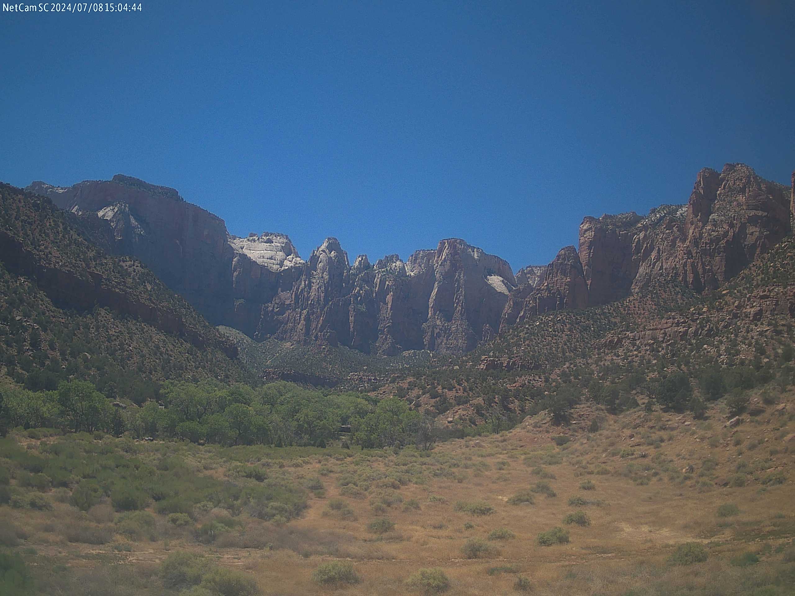 Live Webcam Zion National Park, Utah: The Temples and Towers of the Virgin1024 x 768