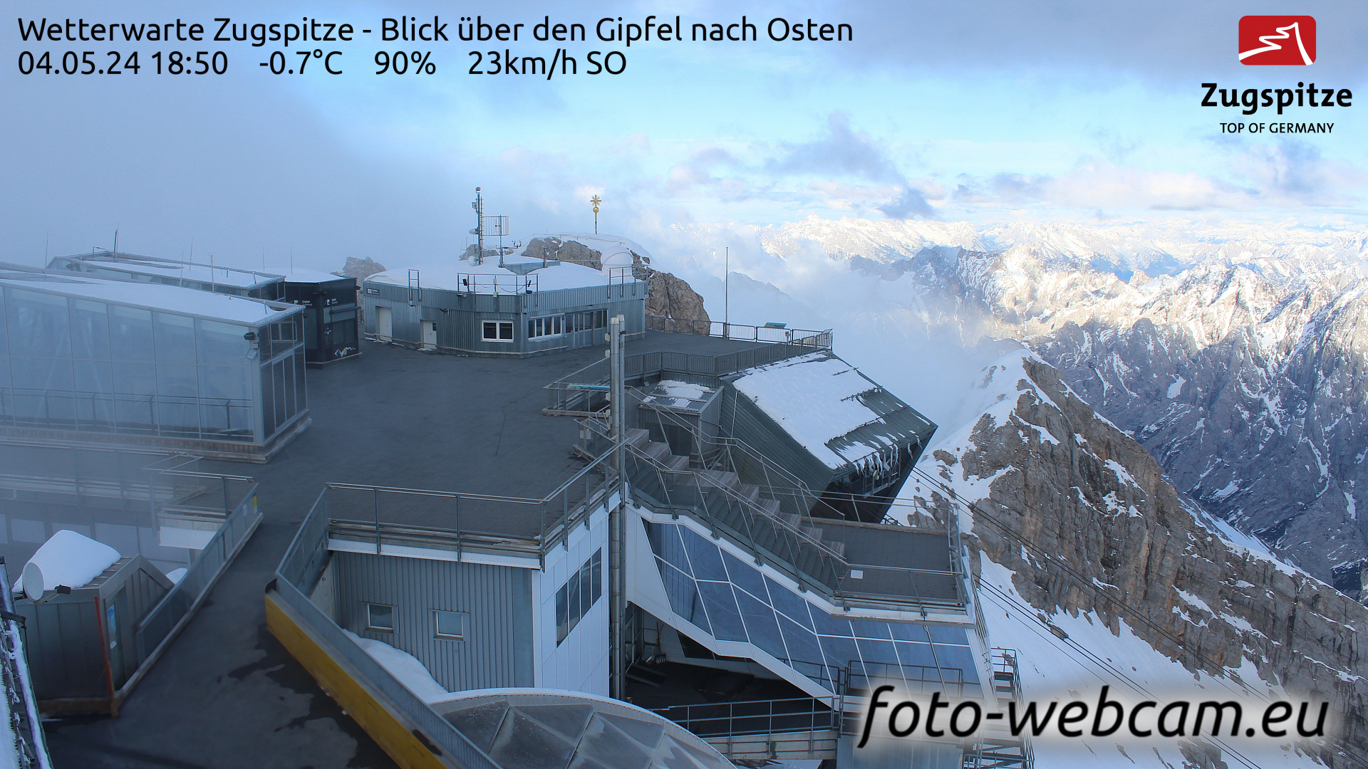 Zugspitze Sun. 18:55