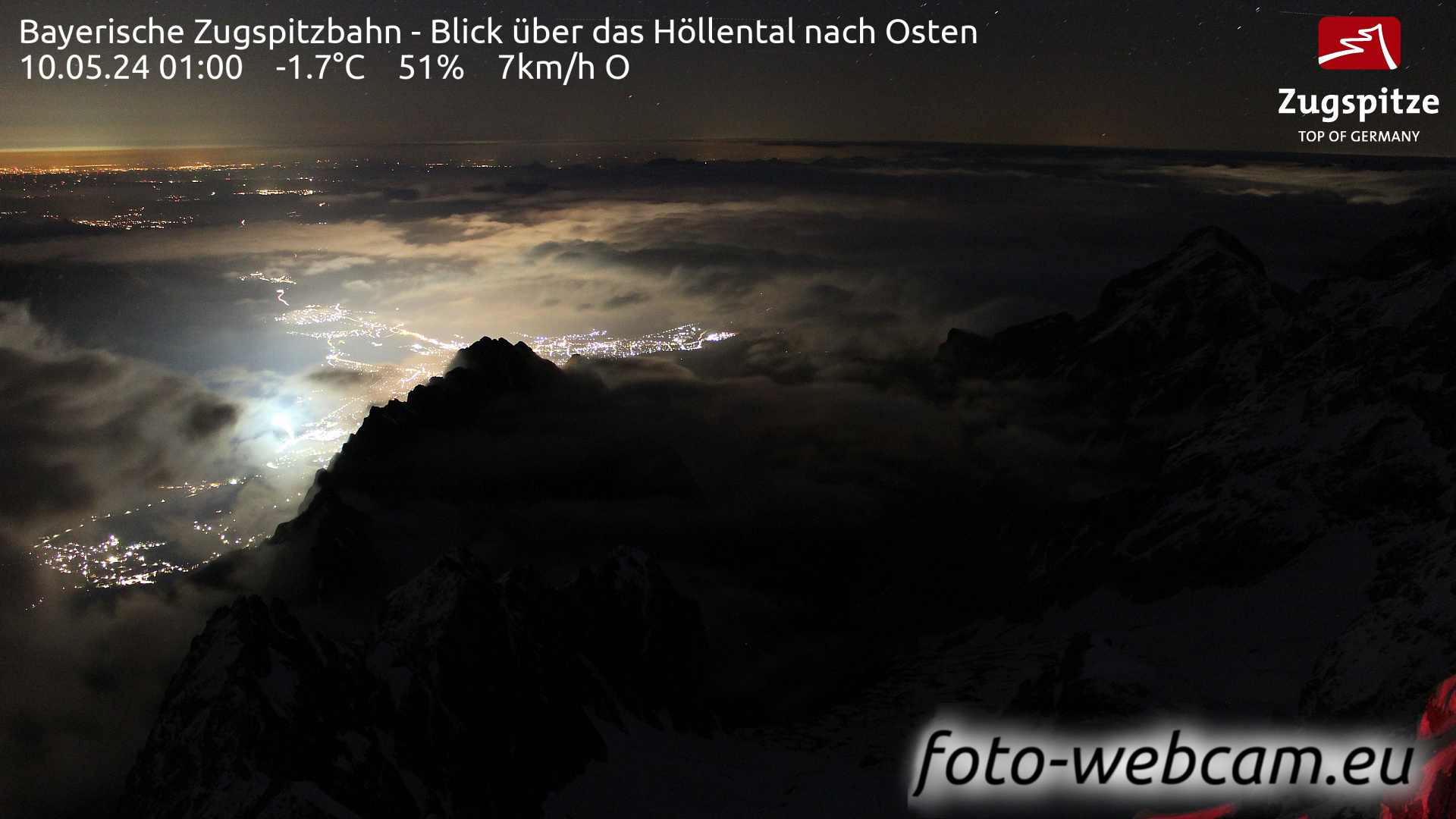 Zugspitze Lun. 01:05