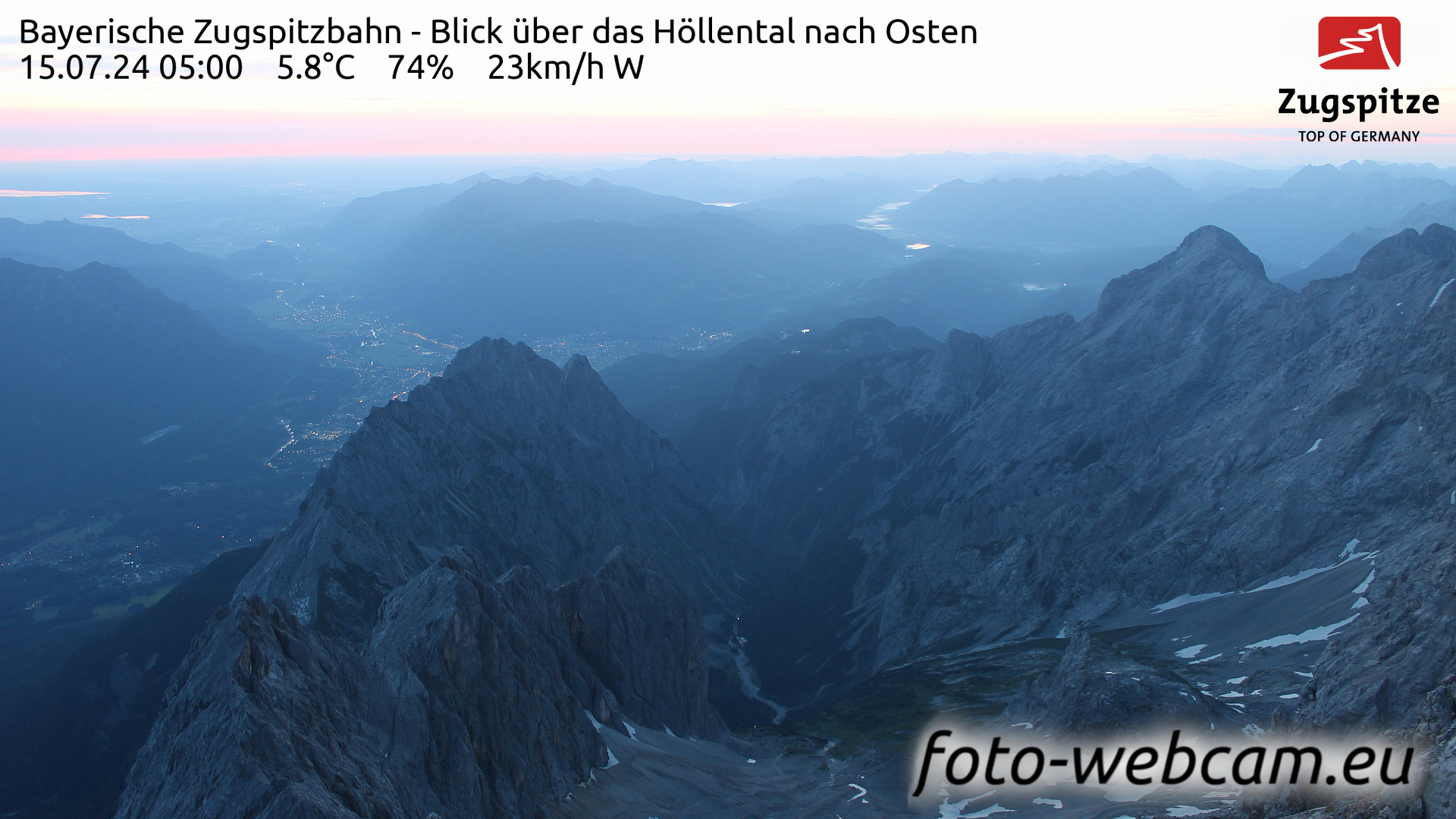 Zugspitze Wed. 05:05