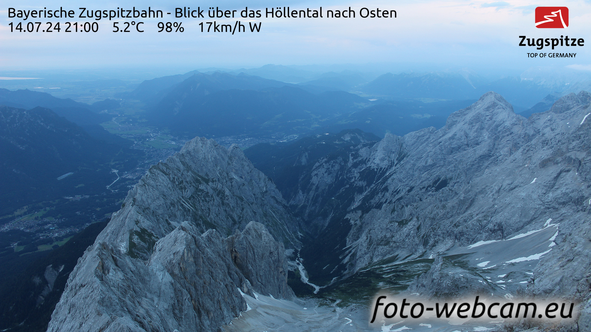 Zugspitze Wed. 21:05