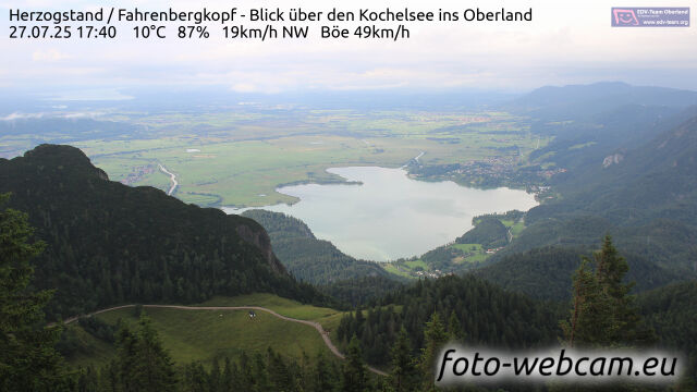 Webcam Kochel am See Today 17:45