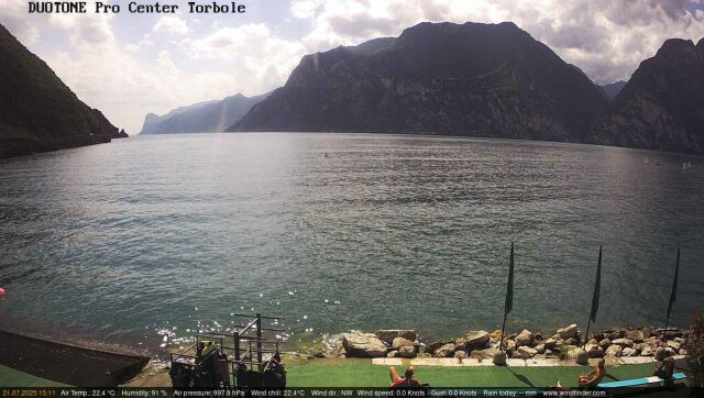 Webcam Lago di Garda (Torbole) 21.7. 15:28