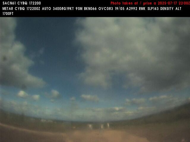 Webcam Tadoule Lake Today 17:10