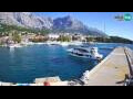 Webcam Baška Voda: Baška Voda and Biokovo Mountain