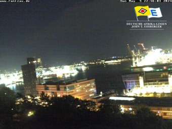 Webcam-Ansichten des Hamburger Hafens