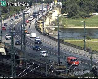 Webcam Dresden: Marienbrücke