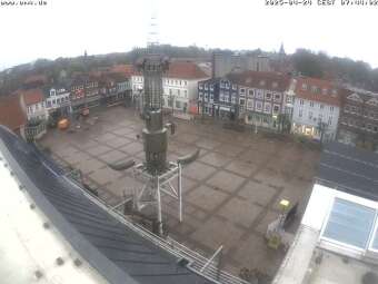 Webcam Aurich: Piazza del Mercato