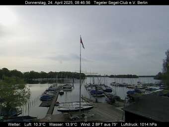 Webcam Berlino: Tegeler See