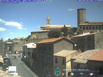 Webcam Valentano: Rocca Farnese and Porta Magenta