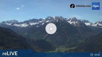 Webcam Bad Hindelang: Blick vom Oberjoch