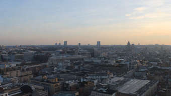 Blick über Brüssel