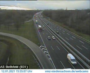 Bothfeld: Verkehr Autobahn A2 AS Hannover-Bothfeld - Webcam Galore