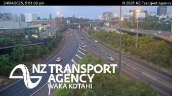 Webcam Auckland: Verkehr SH1/16, Central Motorway Junction