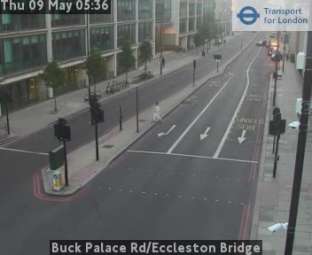 Webcam London: Buckingham Palace Road / Eccleston Bridge