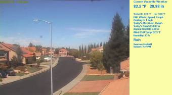 Webcam Vacaville, California