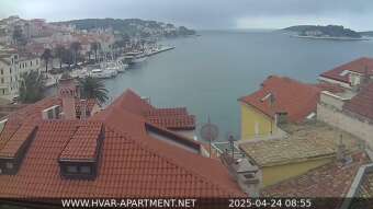 Webcam Hvar: Hafenblick