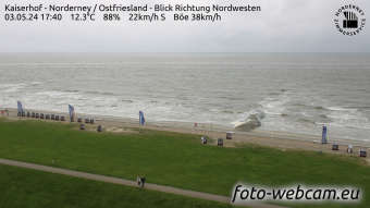 Webcam Norderney: HD-Strandpanorama