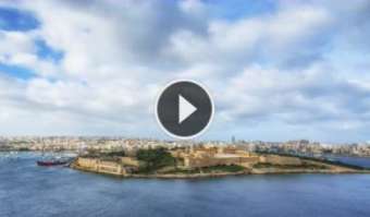 Webcam Valletta: Cámara web en directo La isla Manoel desde el Fortina Spa Resort
