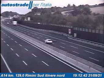 Webcam Rimini Traffico A14 Km 129 0 Rimini Sud Itinere Nord