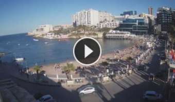 Webcam San Ġiljan: Spiaggia di St. George
