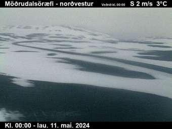 Webcam Möðrudalsöræfi: Hringvegur Richtung Nordwesten
