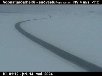 Webcam Vopnafjarðarheiði: Route 85 verso il Sudovest