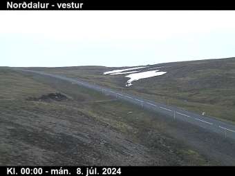 Webcam Norðdalur: Route 61 Richtung Westen