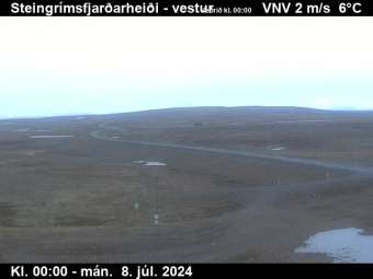Webcam Steingrímsfjarðarheiði: Route 61 Westwards