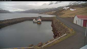 Webcam Mjóifjörður: Vista del Porto