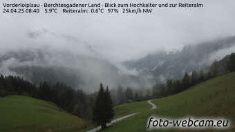 Webcam Ramsau bei Berchtesgaden: Panorama HD Vorderloiplsau