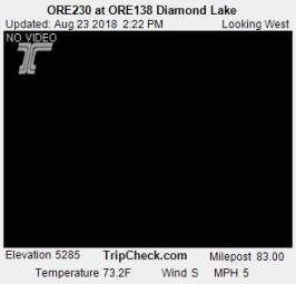 Webcam Diamond Lake, Oregon