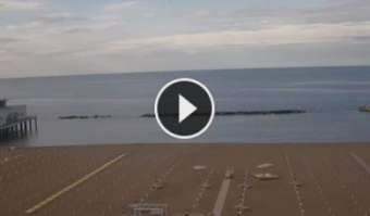 Webcam Gabbice Mare: Strand von Gabicce Mare - Adriatische Riviera