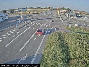 Webcam Tvismark (Rømø): Verkehr Rute 175