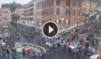 Webcam Rom: Piazza di Spagna