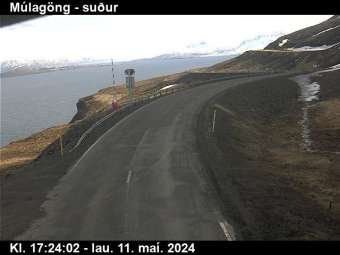 Webcam Ólafsfjörður: Múlagöng Blick zum Eyjafjörður