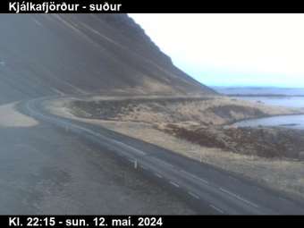 Webcam Flókalundur: Kjálkafjörður verso il Sud