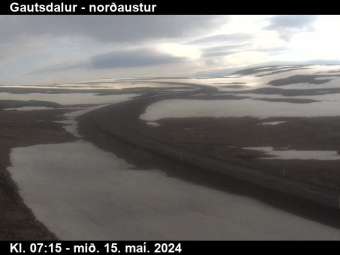 Webcam Gautsdalur: Gautsdalur verso il Nordest