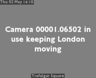 Webcam London: Traffic Trafalgar Square