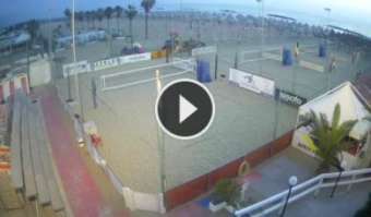 Webcam Pescara: Beach-Volleyballplatz in Pescara