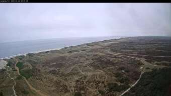 Webcam Hvide Sande: Holmsland Klit vom Lyngvig Fyr by Esmark