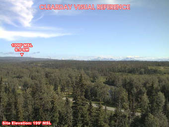 Webcam Anchor Point, Alaska: Anchor Point Airfield, View in SouthEastern Direction