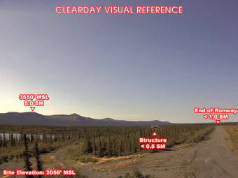 Webcam Arctic Village, Alaska: Arctic Village Airfield (PARC), View in Southern Direction