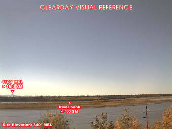 Webcam Beaver, Alaska: Beaver Airfield, View in Southern Direction