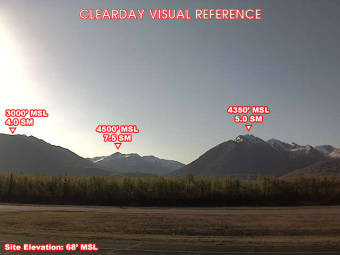 Webcam Birchwood, Alaska: Birchwood Airfield (PABV), View in SouthEastern Direction