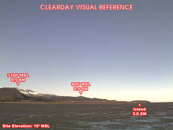 Webcam Bradley Lake, Alaska: Bradley Lake Airfield, View in SouthWestern Direction