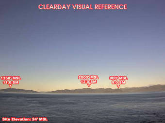 Webcam Cape Spencer, Alaska: Cape Spencer Airfield, View in Eastern Direction