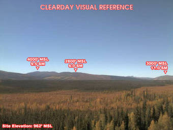 Webcam Central, Alaska: Central Airfield (CENA2), View in Western Direction